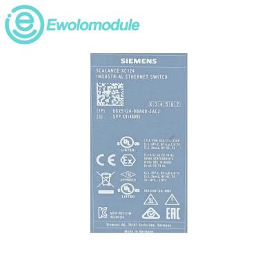 Siemens 6GK5124-0BA00-2AC2 SCALANCE XC124 Switch Ethernet Industri Tidak Terkelola