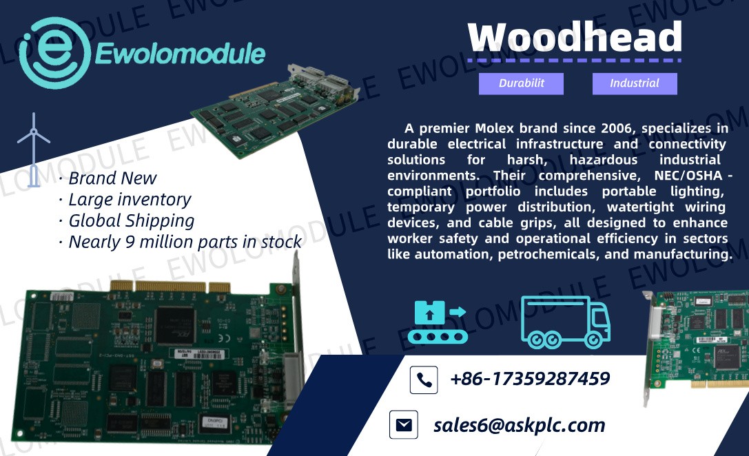 WOODHEAD PCU1000 : Modul Komunikasi Ethernet Berkinerja Tinggi untuk Otomasi Industri